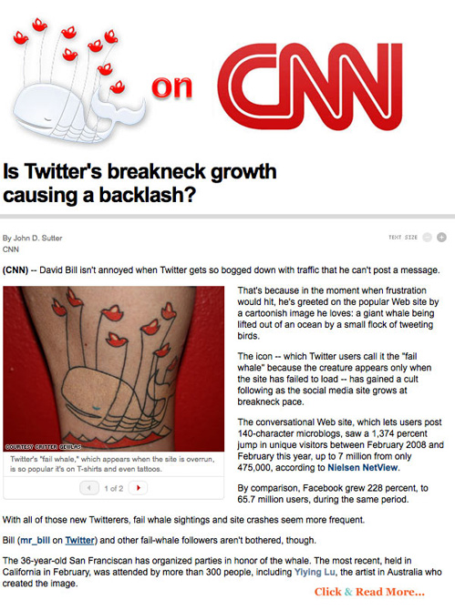 Fail Whale on CNN 