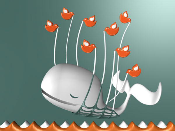 Fail Whale 3D Rendering