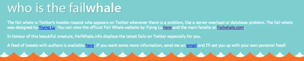 fail whale info