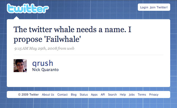 nick quaranto Fail Whale