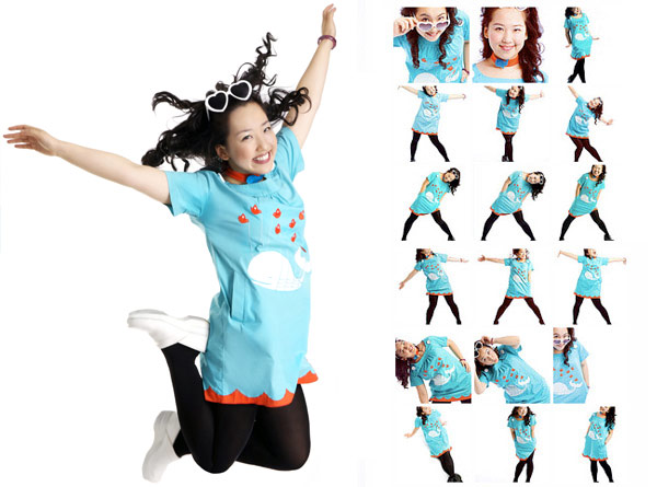 Yiying Lu Fail whale dress @yiyinglu